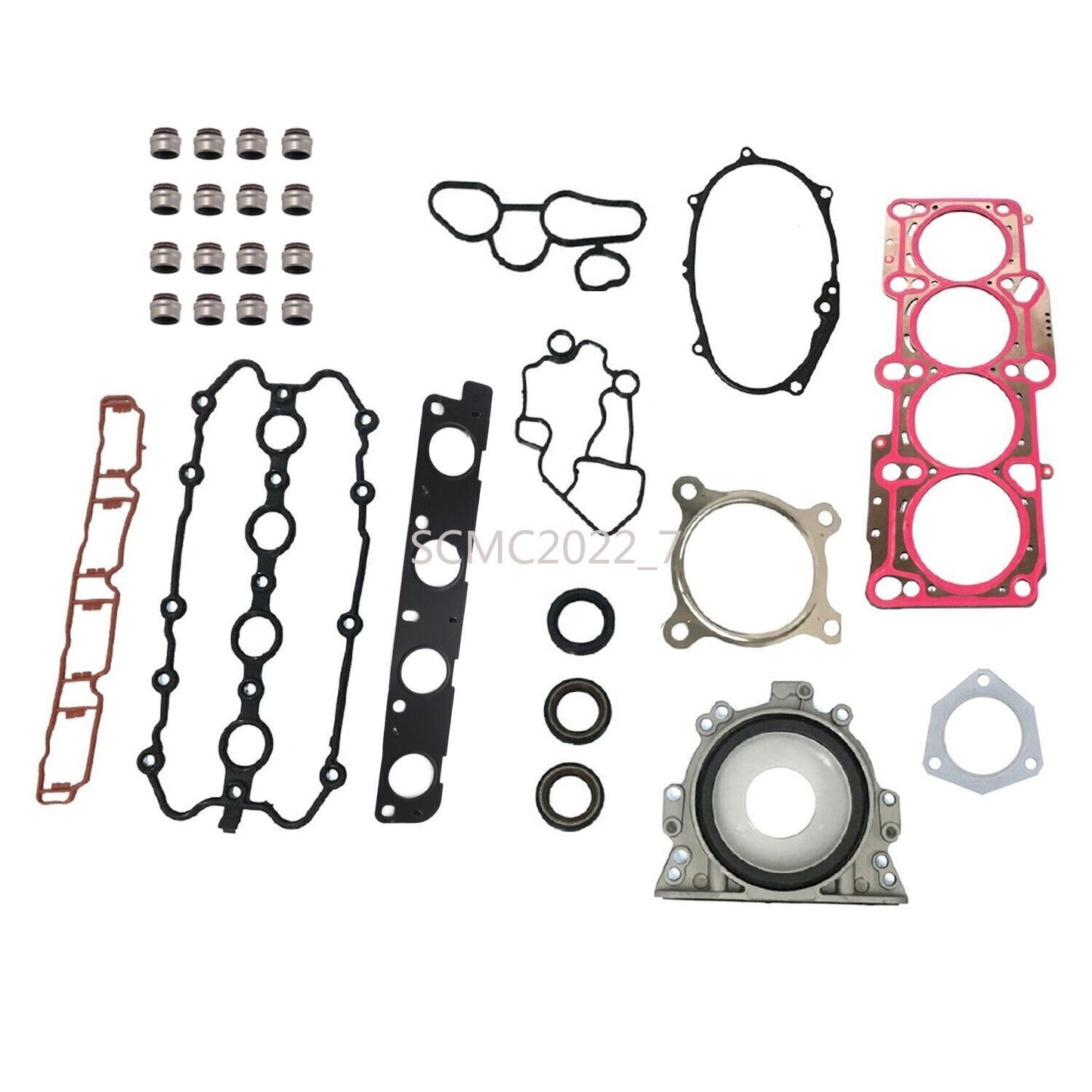 Engine Cylinder Head GasketCrankcase Gasket Set for VW for AUDI AXX BWA BPY BPJ BYK