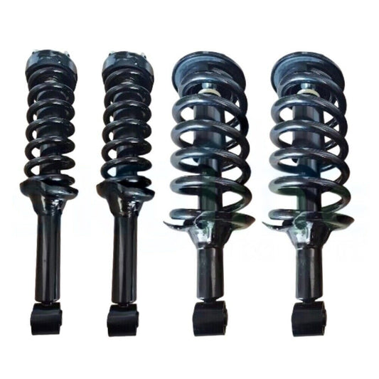 4X Front Rear Shock Strut Assys for BMW E60 E61 530xi 528i 535i AWD W/O Electric