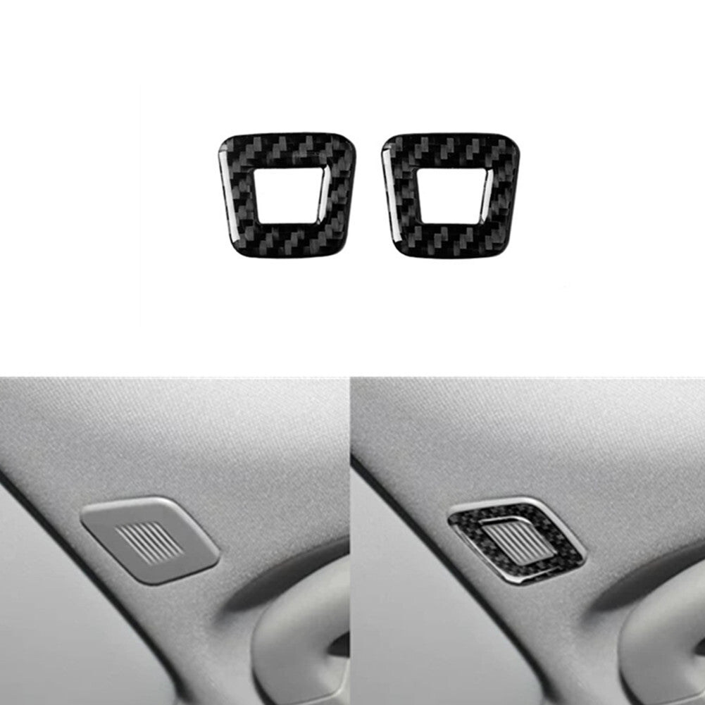 Carbon Fiber Speaker Audio Surround Cover Trim for Alfa Romeo Giulia 2017-2019