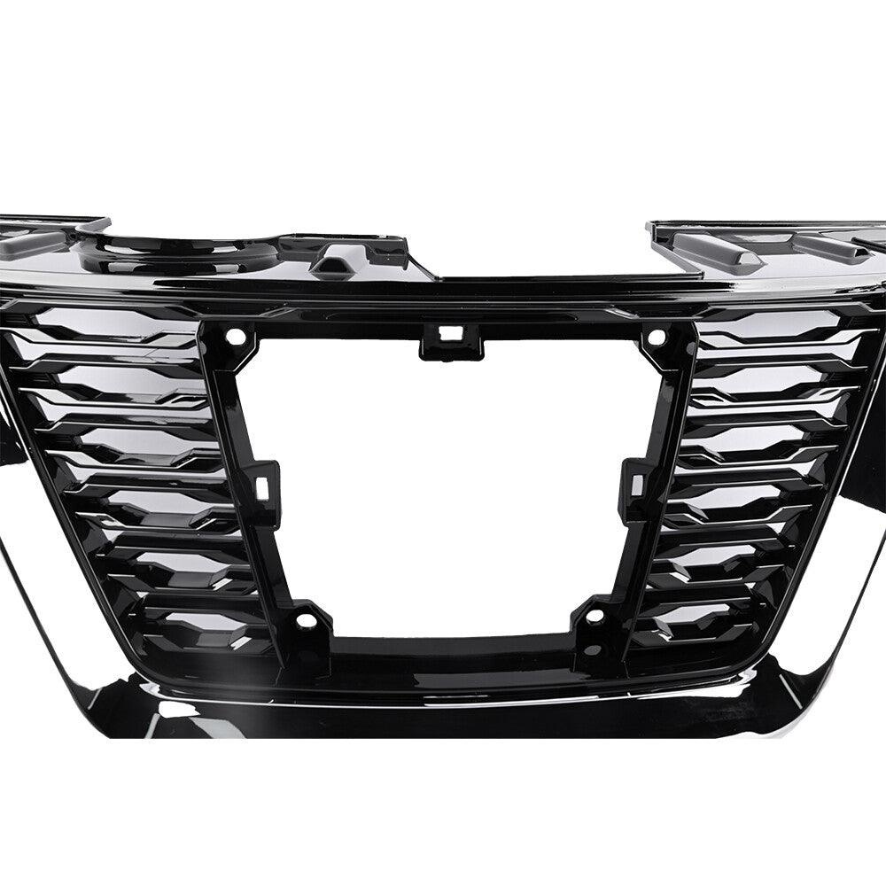 for Nissan Rogue 2017-2020 Front Bumper Upper Grille Chrome