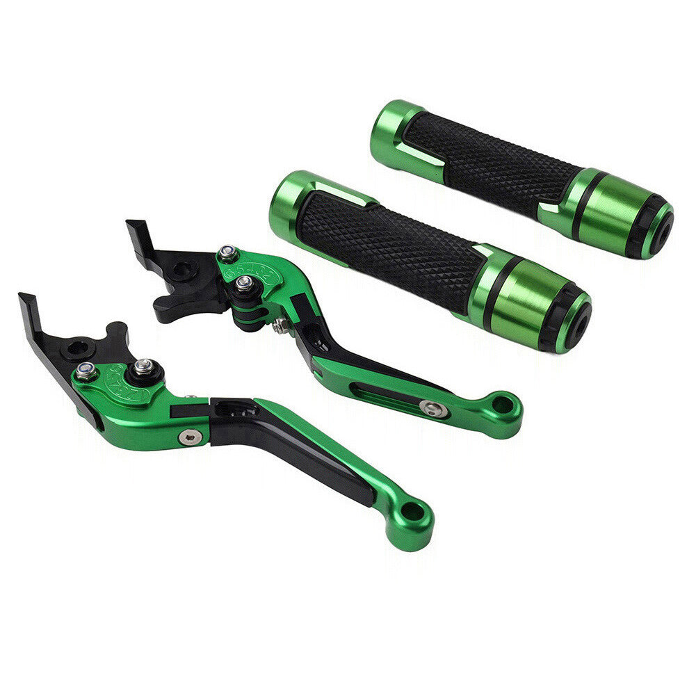 Fold Extendable Brake Clutch Lever Handlebar Grip Sets for Yamaha MT-15 XSR155