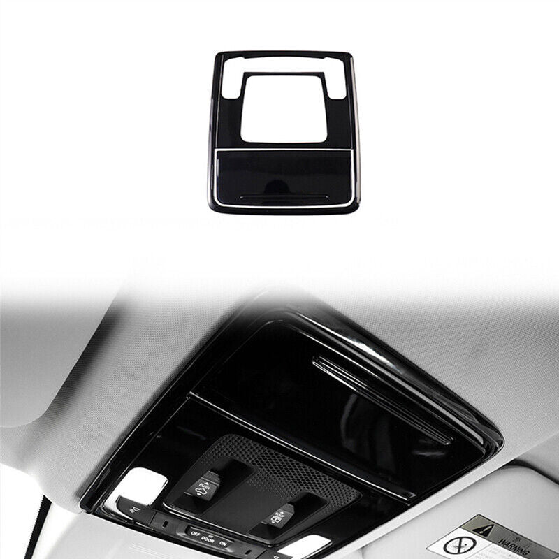 1X ABS Glossy Black Front Reading Light Trim for Honda CRV CR-V 2023 2024