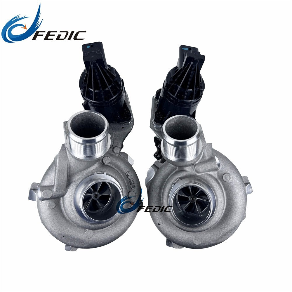 MFS Twin Turbocharger HL3E-6K682-AB HL3E-6C879-AB for Ford Pickup F150 3.5L