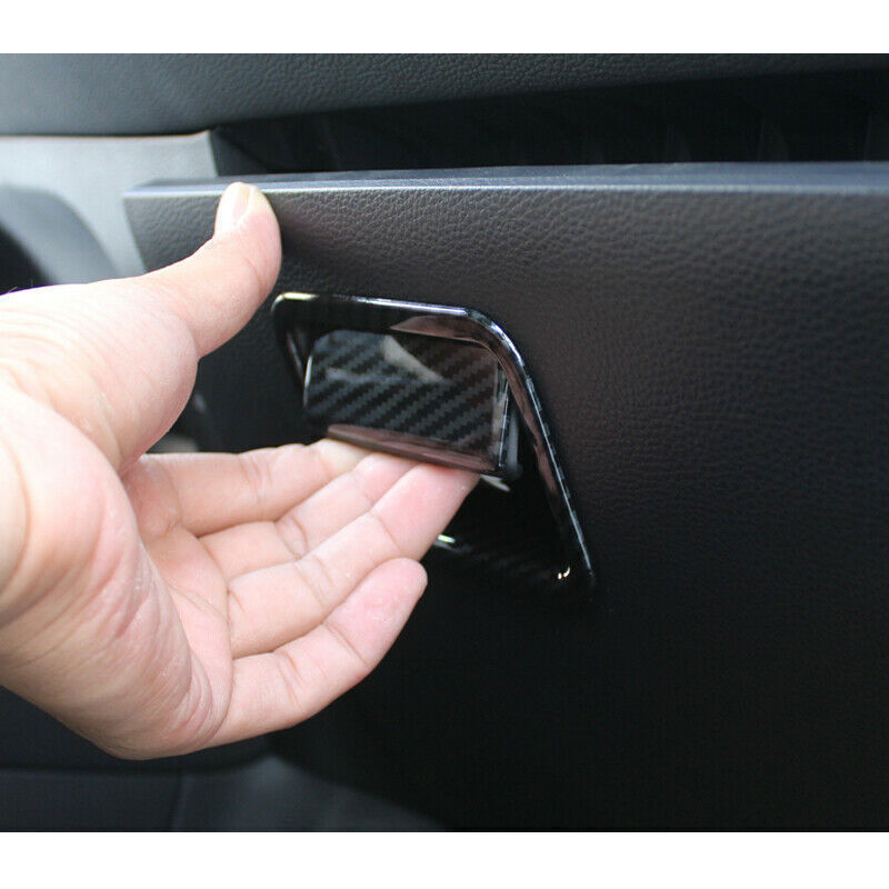 for Toyota for Corolla 20-2024 Carbon Fiber for Co -pilot Storage Box Handle Cover Trim