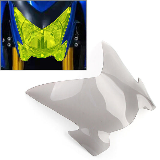 Fit for SUZUKI GSX-S1000 17-21 Front Headlight Guard Shield Screen Lens Cover Smoke
