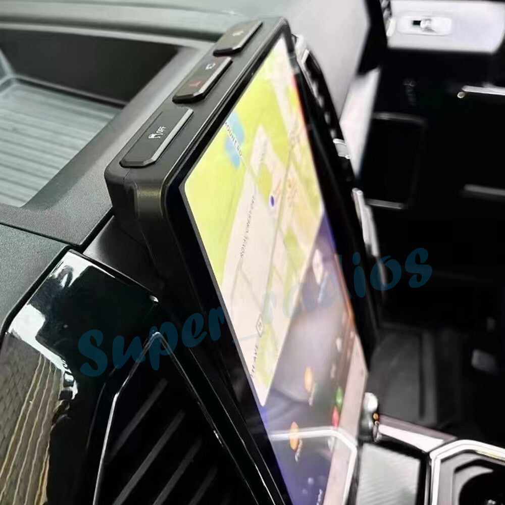Android 11.0 for Smart Radio for Tesla Style Car-Play GPS Stereo for Ford F150 2015-2022