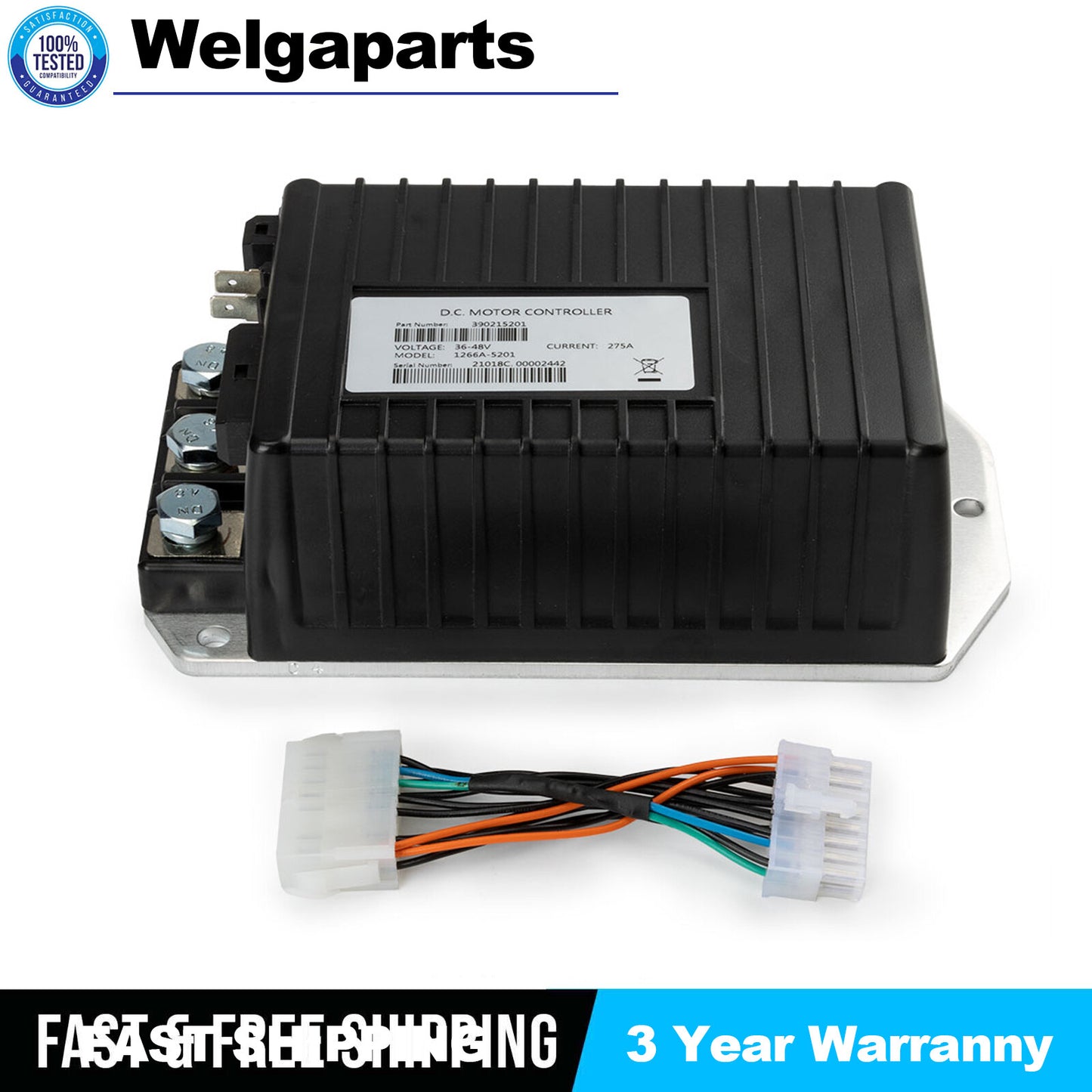 1266A-5201 48V for Golf Cart Motor Controller For Curtis Club Car 1510A-5251 US New