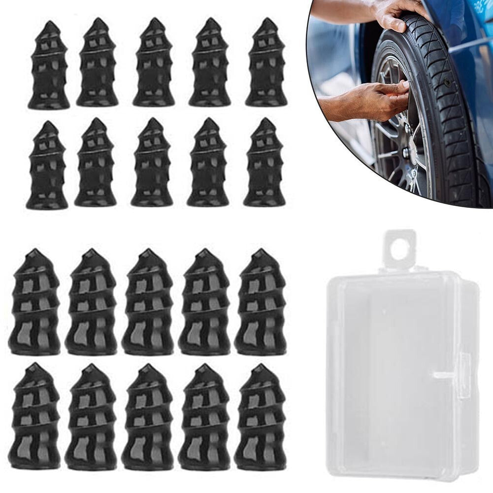 20 Pcs Car Vacuum Tire Repair Nails Rubber Screw Nail Tire Tire Repair Kit