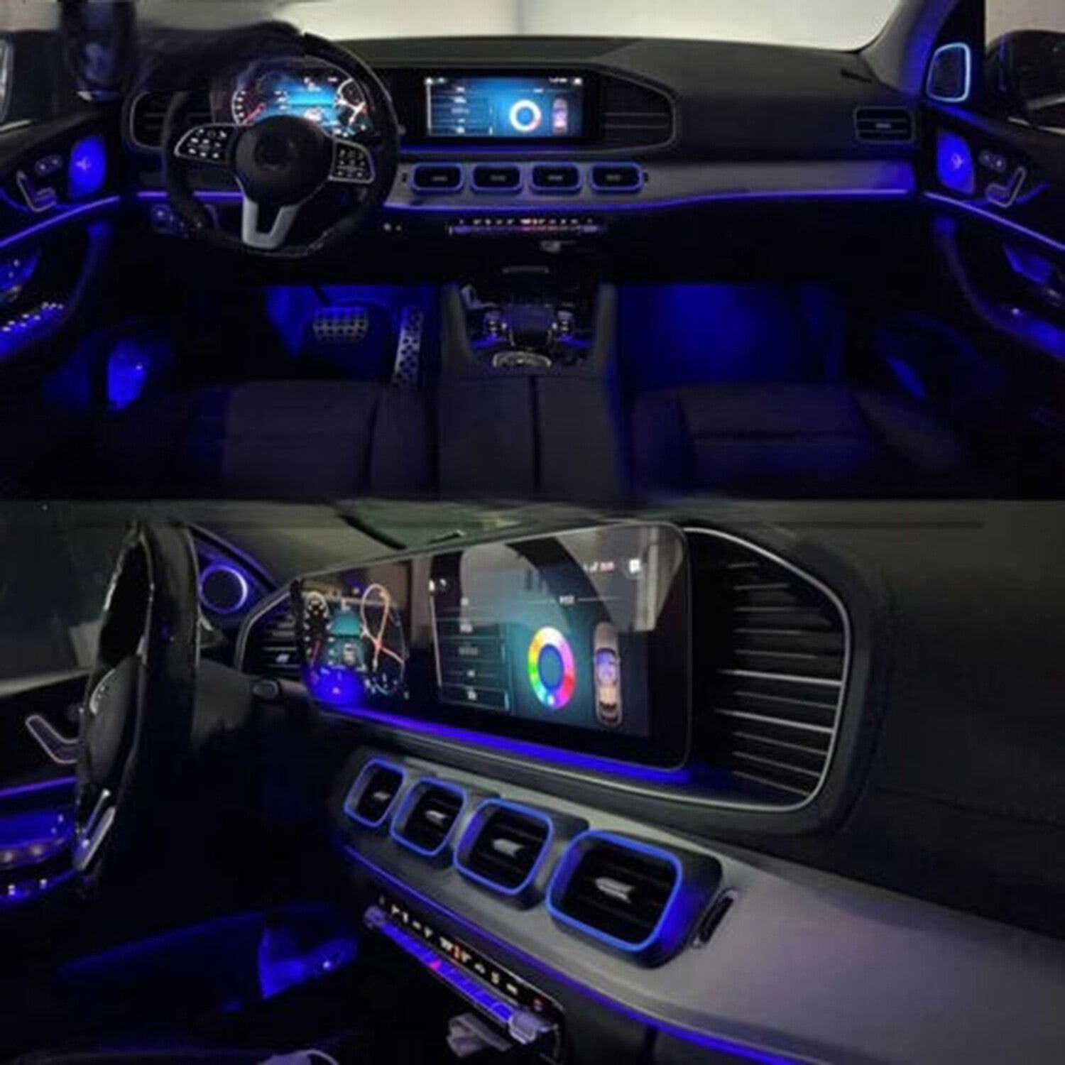 LED Air Vent Ambient Light for Mercedes-Benz GLE GLS W167 20-2023 GLE350 GLE450