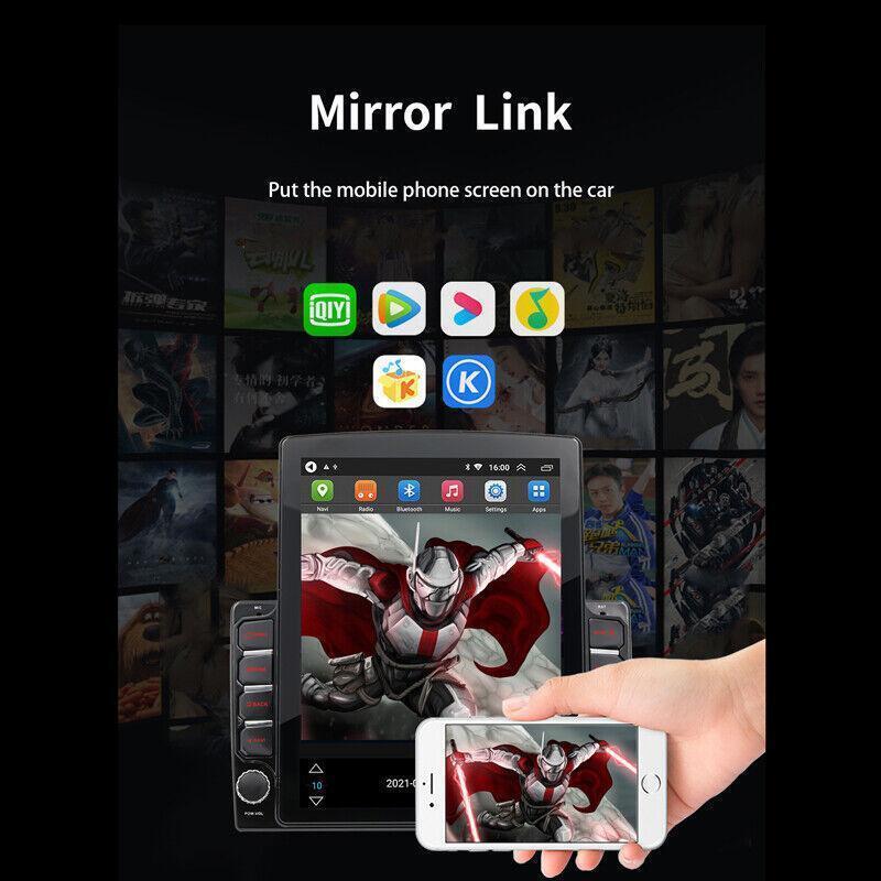 9.7 2Din Android 9.1 GPS WiFi Quad Core 1G+16G Mirror Link Car Radio MP5 Player