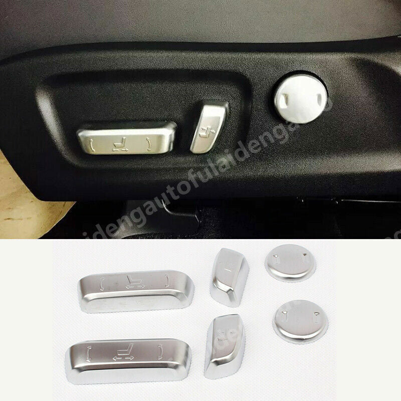 for Lexus RX350/450H 2016-2021 Inner for Seat Adjust Switch Button Cover Trim Silver