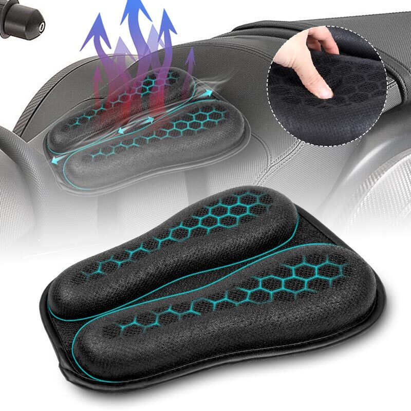 Universal Motorcycle for Seat Cushion Cover Comfort Gel Pressure Relief Mat Pad NEW