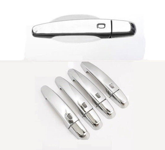 For 2016-2018 for Chevrolet Malibu ABS Chrome Side 4 for Smart Door Handle Cover Trim 8X