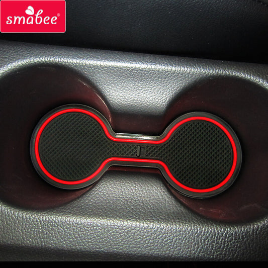 Anti-slip Gate slot mat for KIA CARENS Cup Holders Non-slip Mats Accessories