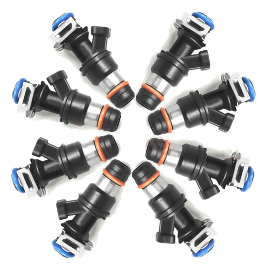 8Pcs/Set Fuel Injectors Auto Replacement for Chevy Silverado 5.3L/6.0L 25317628