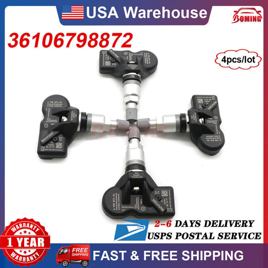 4X 36106798872 new Tire Pressure Monitoring Sensor for BMW 328i, 335i, and F30 (USA)