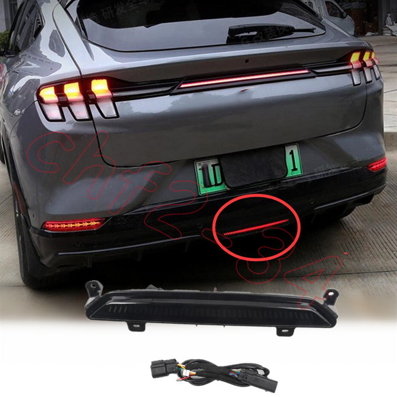 for Ford for Mustang Mach-E 21-2023 LED Rear Bumper Lamp Led Brake Light Signal Kit