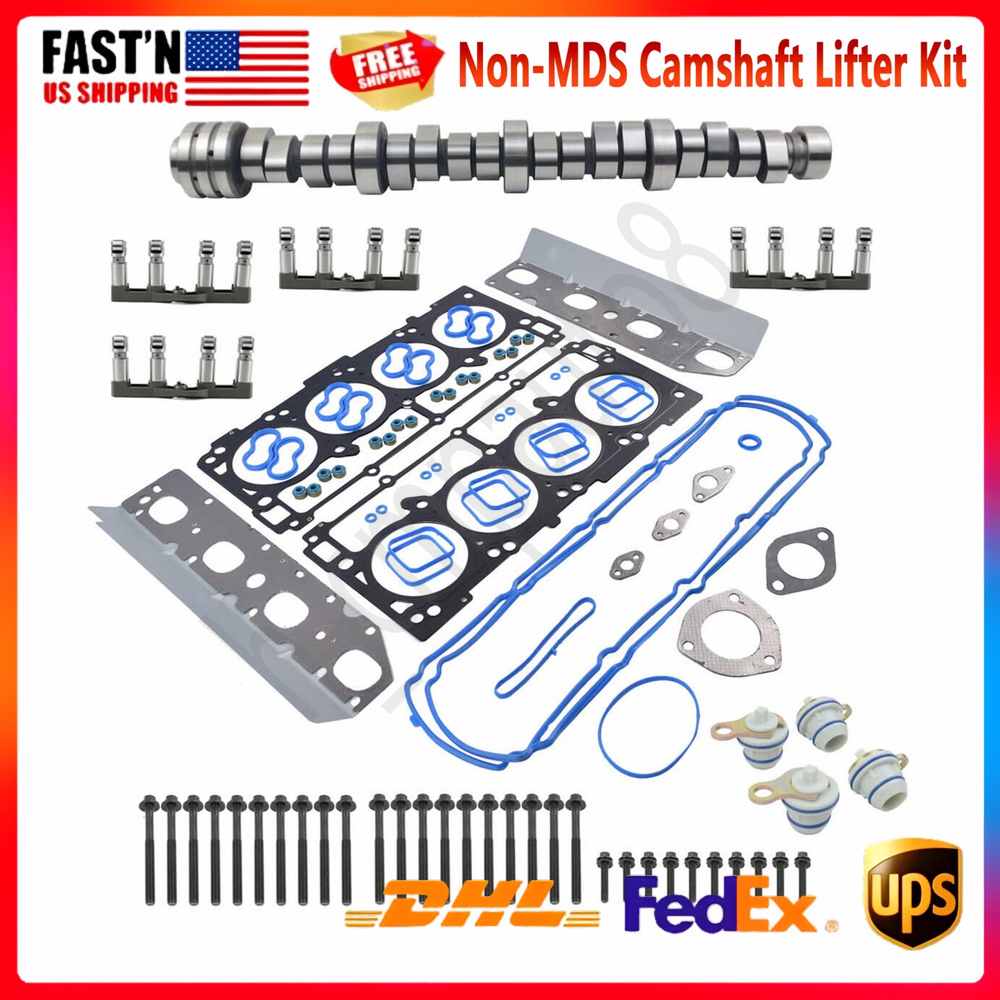 for Ram 1500 5.7L V8 2009-2015 Hemi OHV Crew Cab Pickup Camshaft MDS Lifters Kit