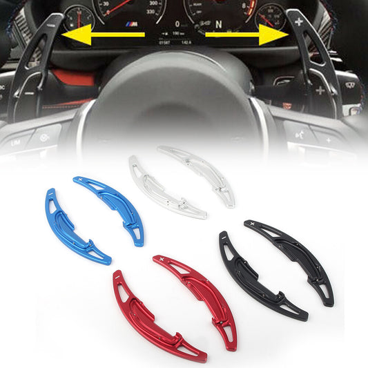 2x Car Steering Wheel Shift Paddle Shifter Extension Fit for BMW M2 M3 M4 M5 M6 X5M