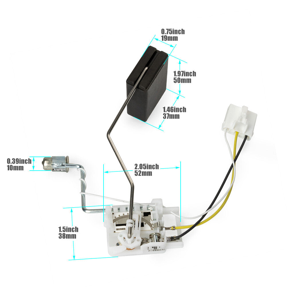 New for Honda Accord DX EX EX-R LX 17630-S84-316 Fuel Gauge Tank Sending Unit