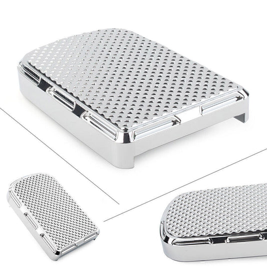 1X Brake Pedal Pad Cover Fit for Harley Road Glide Street Glide Softail Fatboy FLST