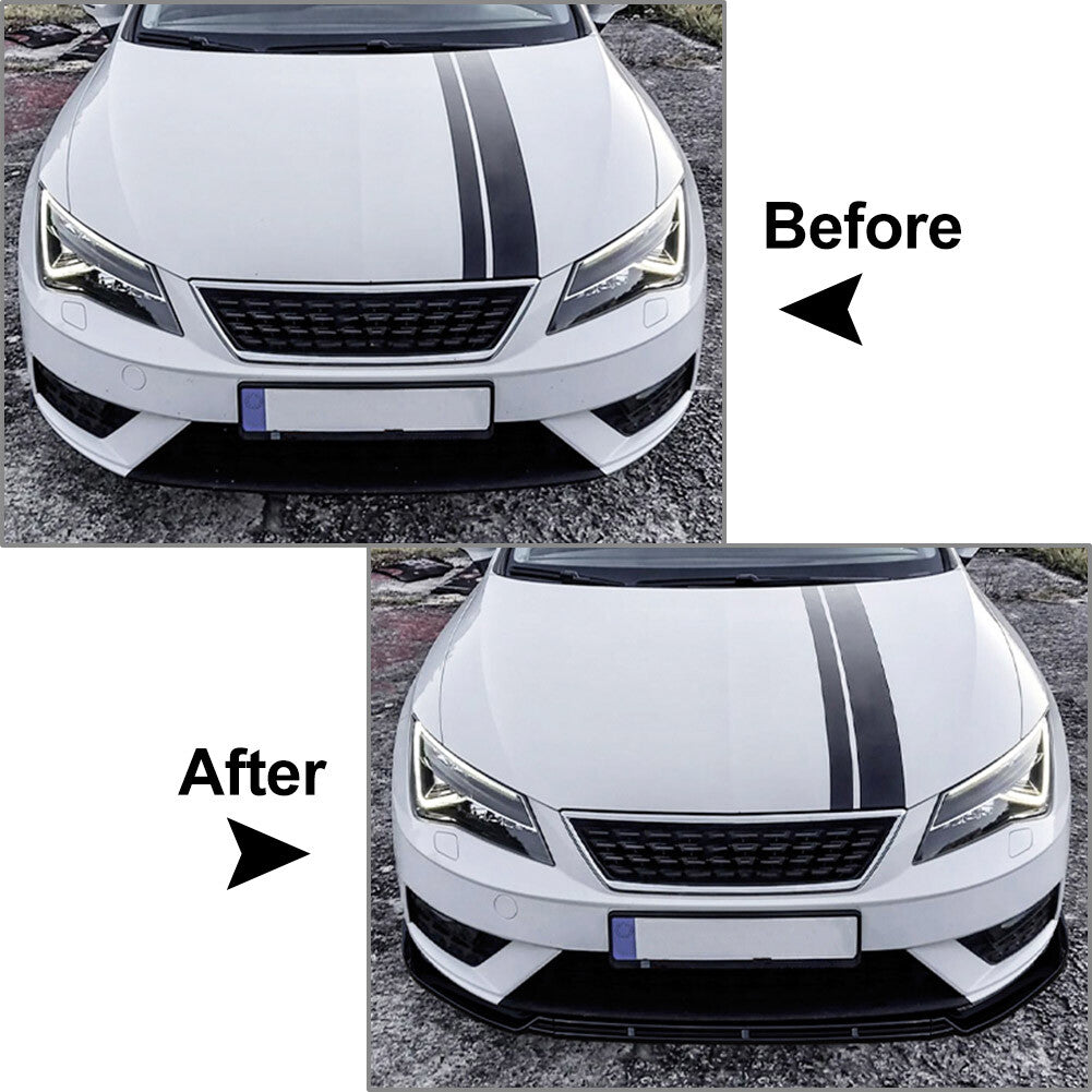 Car Front Bumper Spoiler Lip FIT for Seat Leon MK3.5 Standard Version 2017-2020