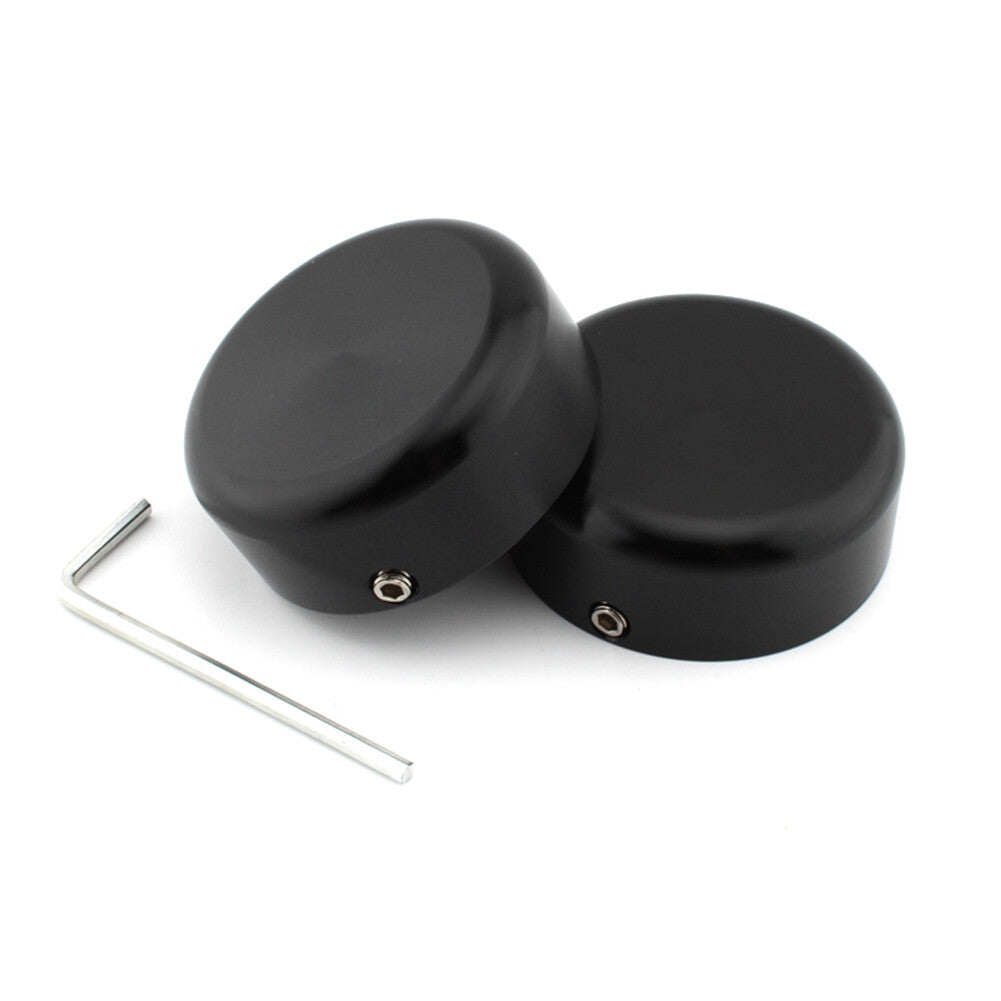Black Front Fork Cover Caps for Harley Sportster S 1250 RH1250 S 2021-2023