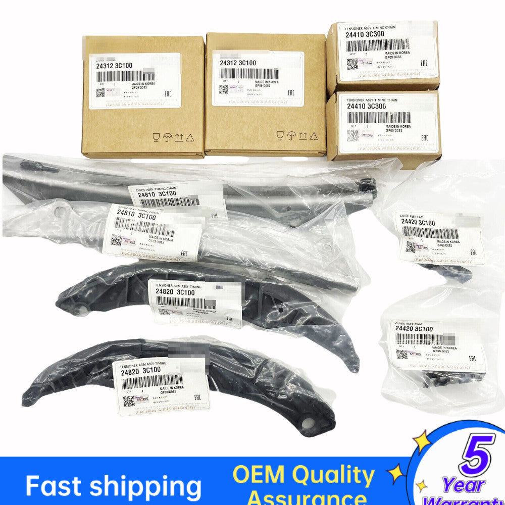 New NTiming Chain Kit w/ Tensioner For 06-14 for Hyundai for Kia 3.3L 3.5L 3.8L