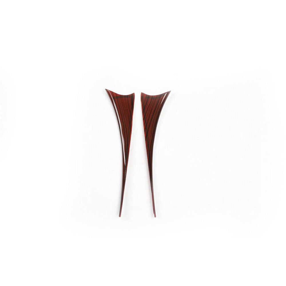 Car Gear Shift Both Side Cover Trim Interior Fit for Lexus IS 2006-2011 Red Wood