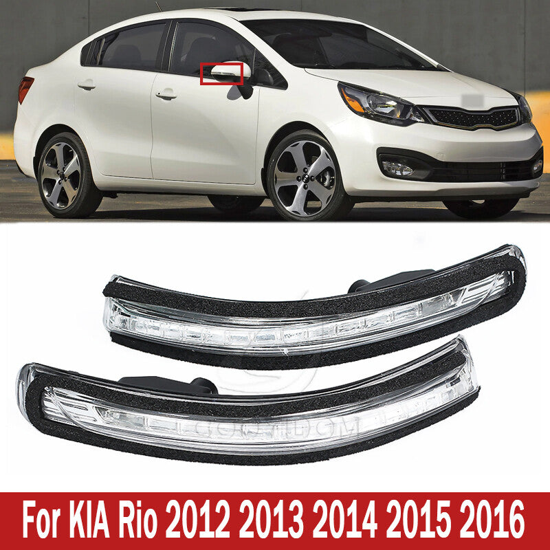 Car Rearview Mirror LED turn Signal light for KIA Rio 12-16 87624-1W000