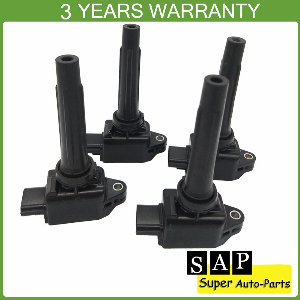 Set of 4 New Ignition Coils PE20-18-100A for Mazda 3 6 CX-9 CX-5 CX-3 12-18