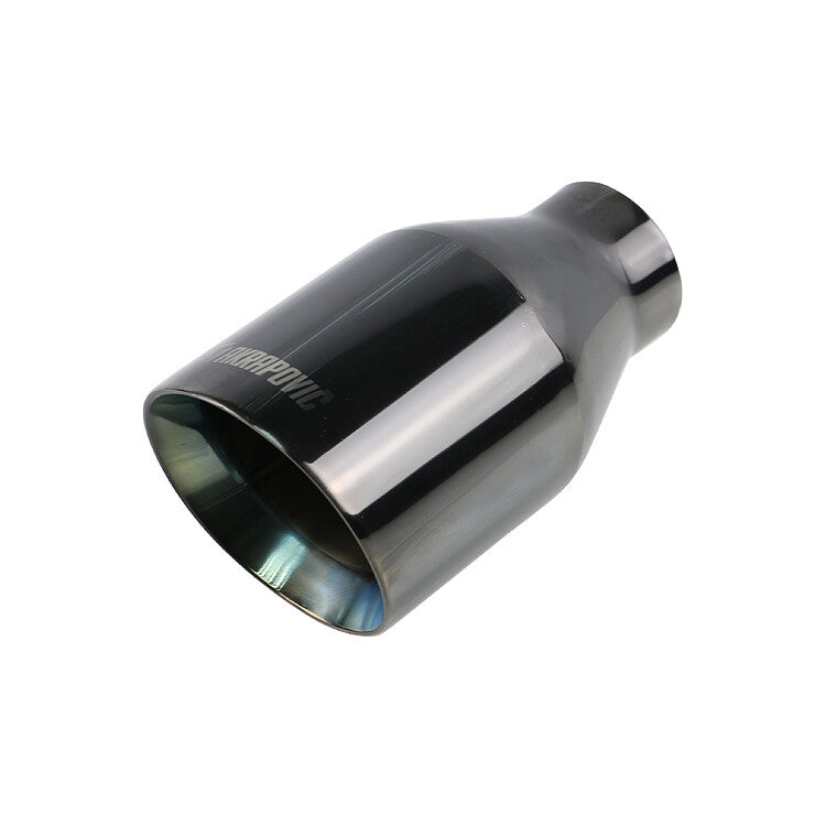Universal 2 inlet 3.5 outlet Exhaust End Tips Muffler Black Tip Slant Tip JZ