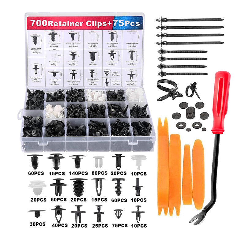 775-piece pack body riveting trim panel fastener molding fastener
