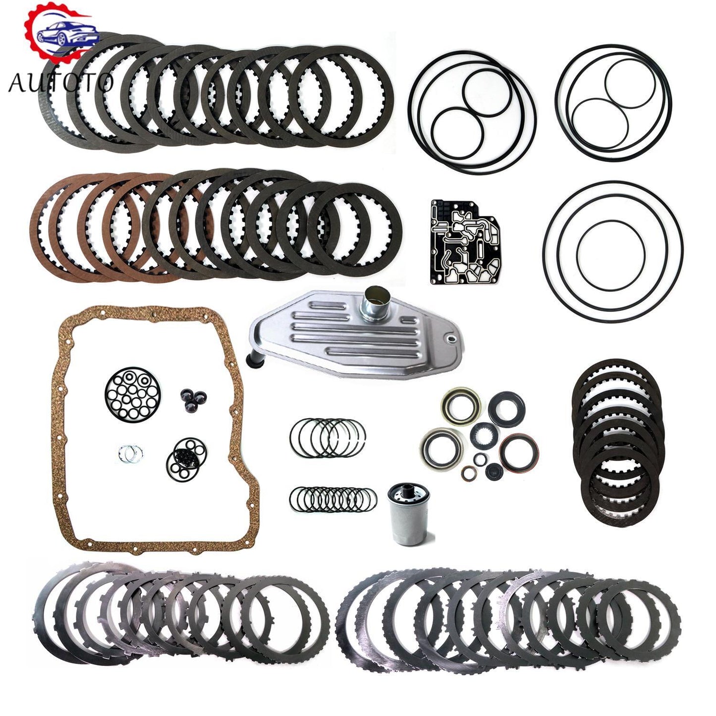 Transmission Master Rebuild Kit w/ 4WD Filter Friction Steel 45RFE for Ram 1500