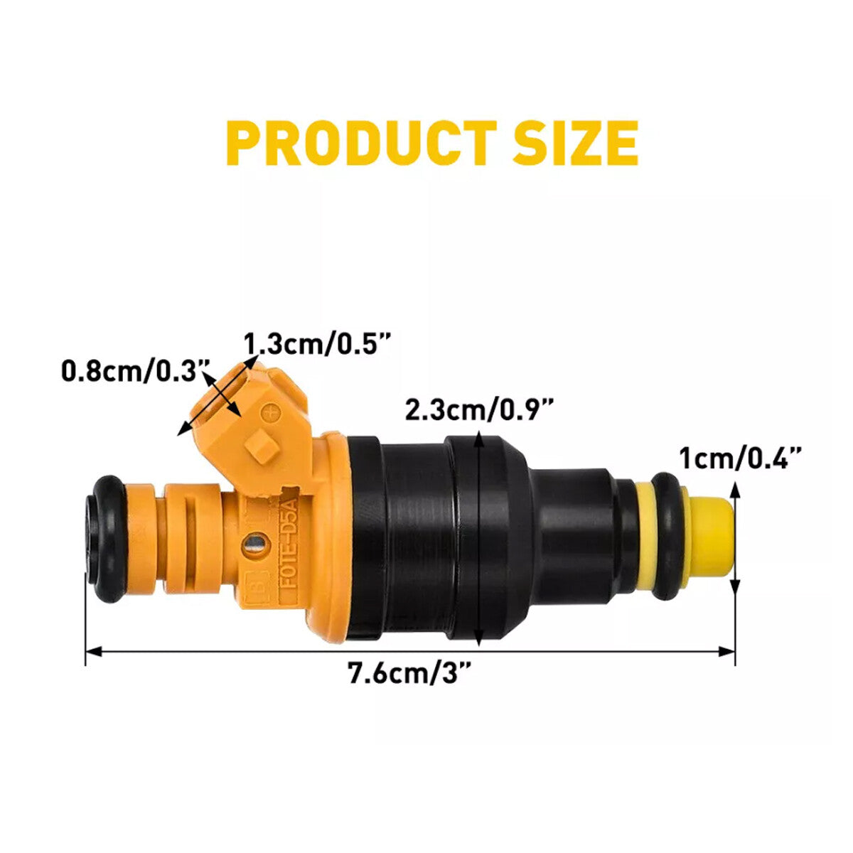8PCS 0280150943 Fuel Injectors for Ford F150 F250 F350 4.6L 5.4L 7.3L V8