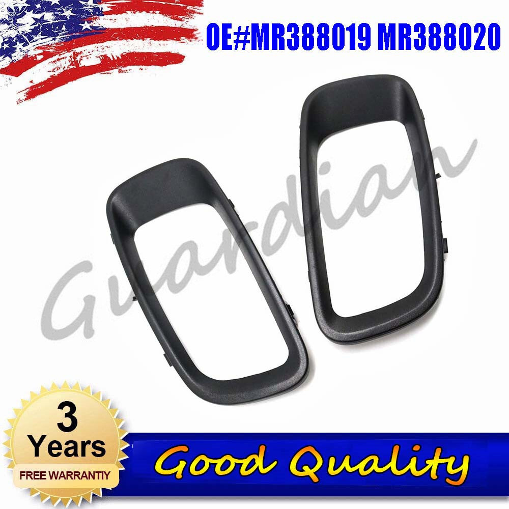 Left Right 00-03 for MITSUBISHI Pajero/MONTERO MK3 Fog Light Lamp Cover Frame
