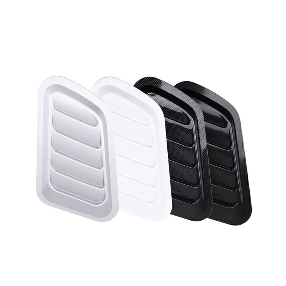 2X Auto Car Decorative Air Flow Intake Hood Scoop Vent Bonnet Cover Universal