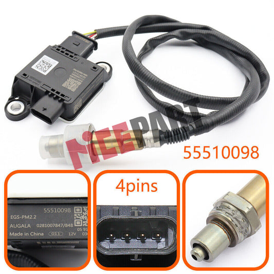 55510098 Smoke Particulate Sensor Compatible with for Opel Astra K 1.6 CDTI 15-23