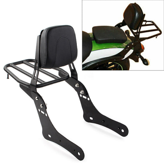 Sissy Bar Luggage Rack Backrest Pad for Kawasaki Vulcan S 650 VN650 2015-2023