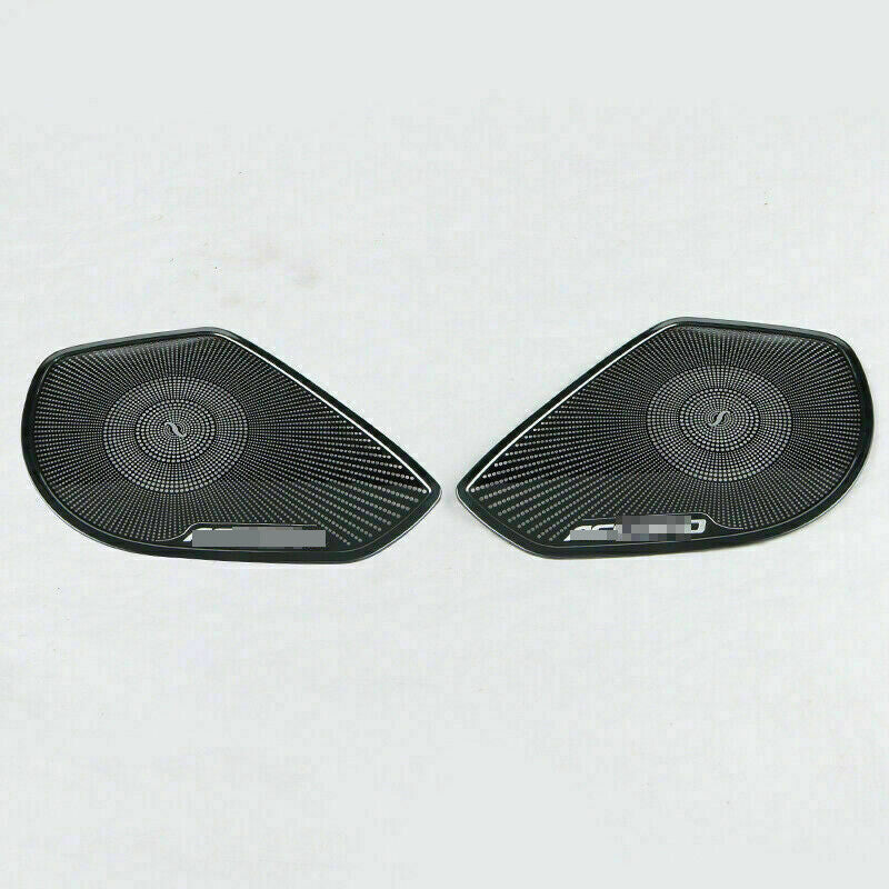 for Honda Accord 2018-2022 Black Titanium Car Door Speaker Horn Cover Decor Trim