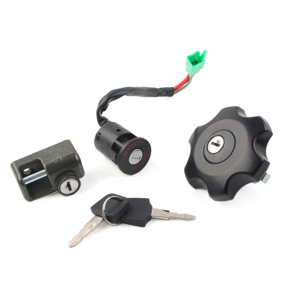 Ignition Key Switch Gas Cap Lock Set Fit for Suzuki DRZ400SM 2005-2022