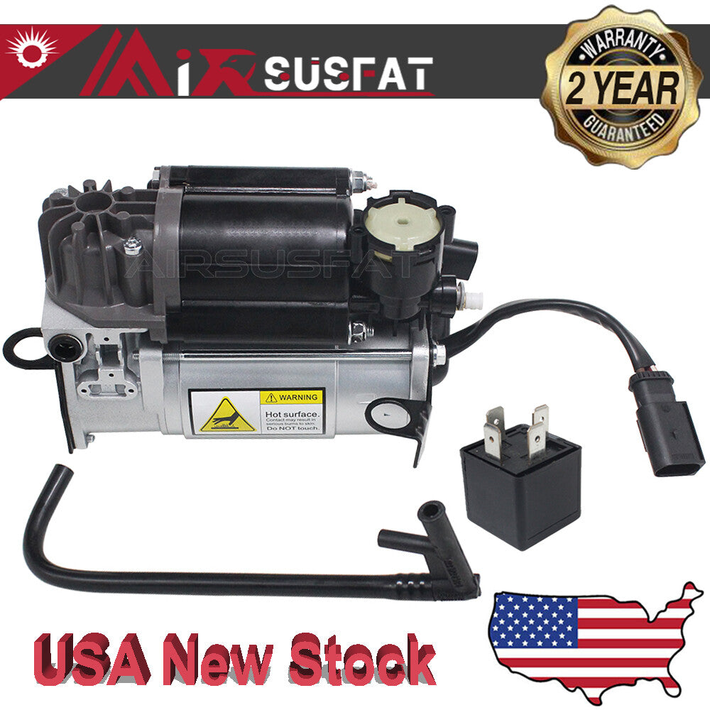 AIR SUSPENSION COMPRESSOR PUMP W/PIPE for MERCEDES-BENZ W220 S430 S500 S350 W211
