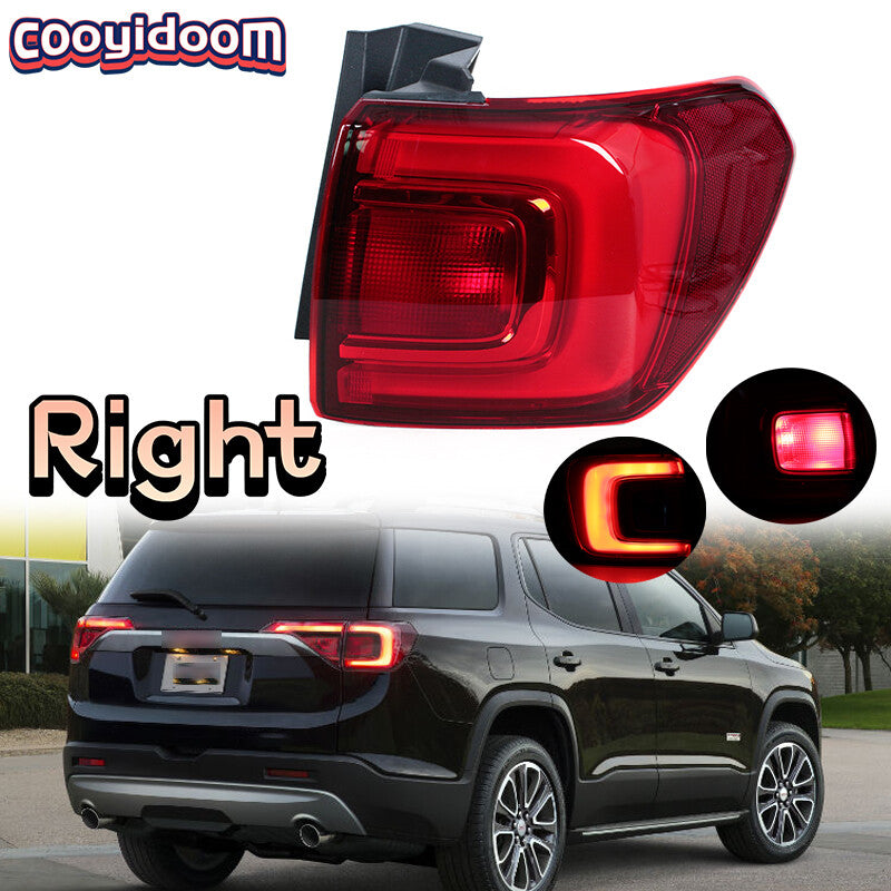 Right for GMC Acadia 2017-2019 Rear LED Tail Light Rear Lights Turn Signal Light