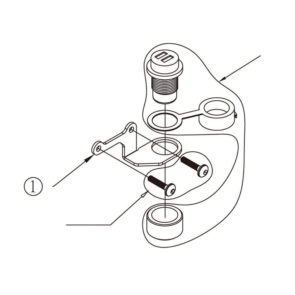 Cigarette Lighter Socket for Honda Rebel CM500 CM300 Power Outlet Receptacle