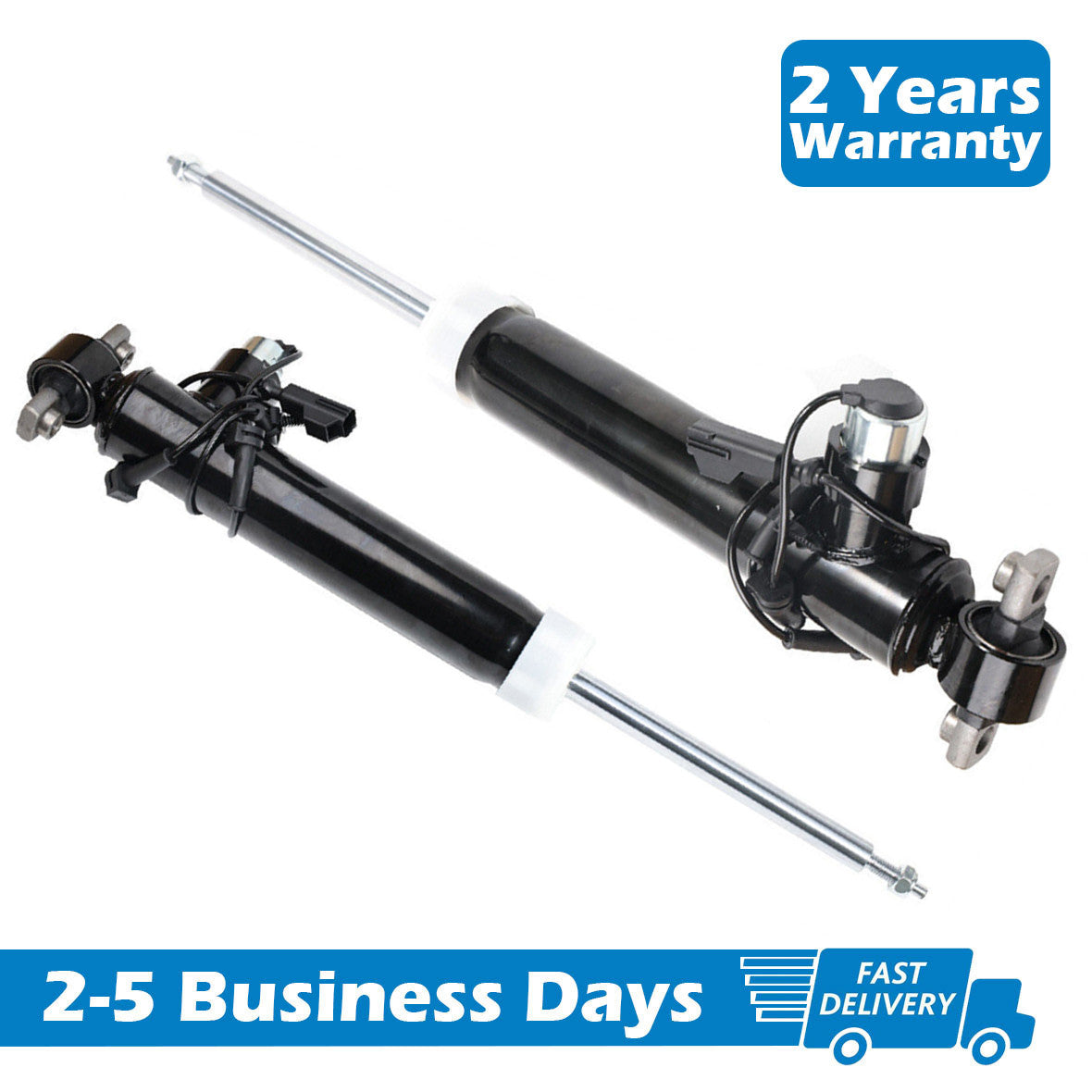 A pair of rear shock absorber struts with electric adjustment fits for Lincoln MKX 16-18 Nautilus 19-21