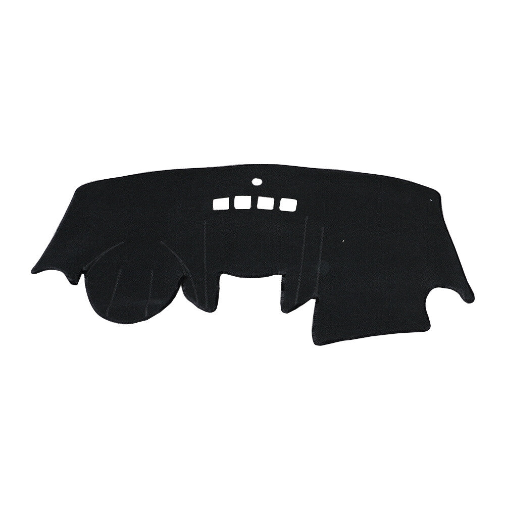 Front Dashmat Pad Dashboard Sun Cover Carpet LHD Black for 09-17 for Ford Fiesta MK7