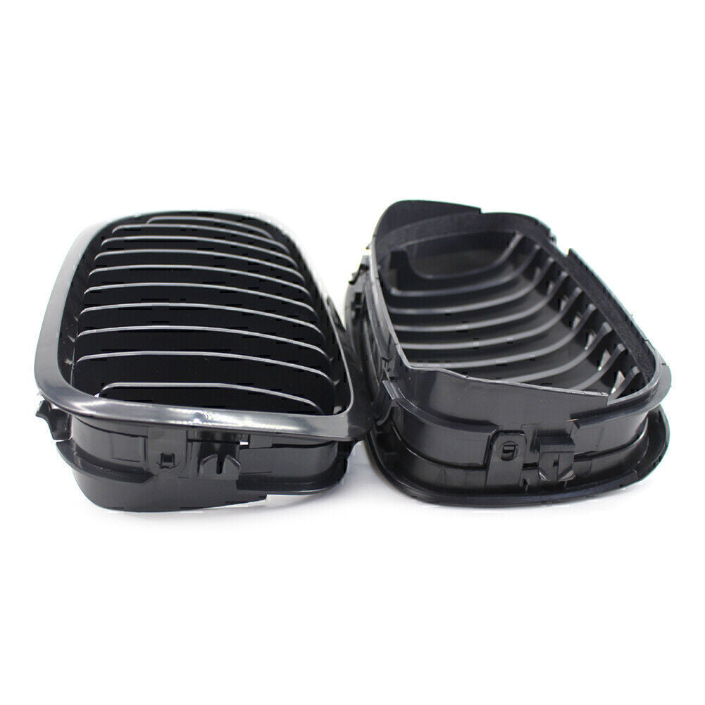 2pcs Front Kidney Bumper Grille for BMW 3 Series E46 M3 Coupe/Cabrio 51138208686
