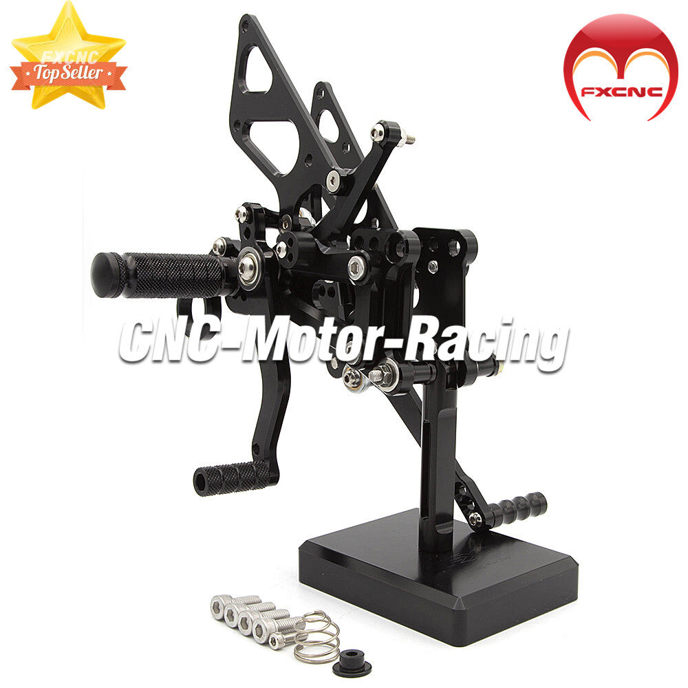 CNC geared footrest and foot spike kit for BMW S1000R 2009-2014 2012 2013