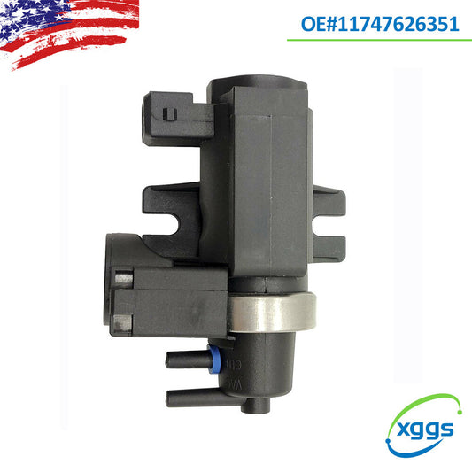 Turbocharger boost solenoid valve 11747626351 is suitable for BMW F20, F30, F10, X1, and X3.