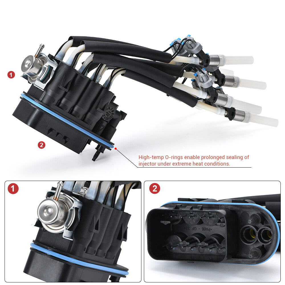 The all-new, Spider Vortec fuel injectors are suitable for Chevrolet pickup trucks with V8 engines (5.0L and 5.7L).